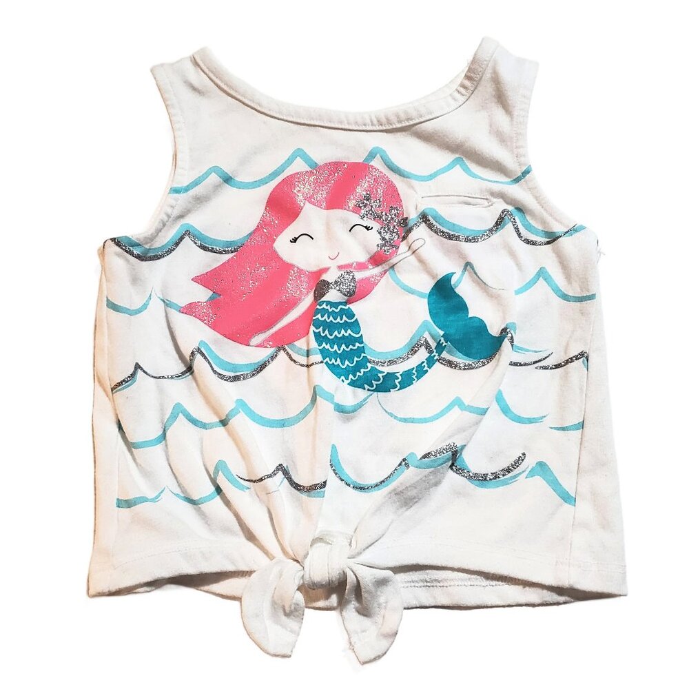 Healthtex 2T Sparkly Mermaid Sleeveless Tee